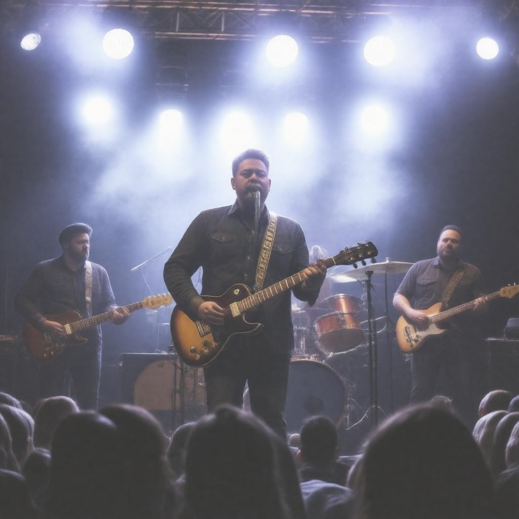 AI-created image of The Marcus King Band