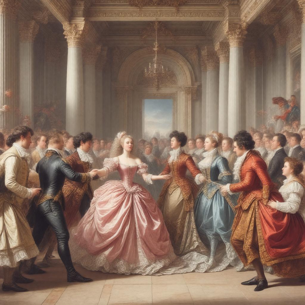 AI-created image of The Marriage of Figaro (opera)