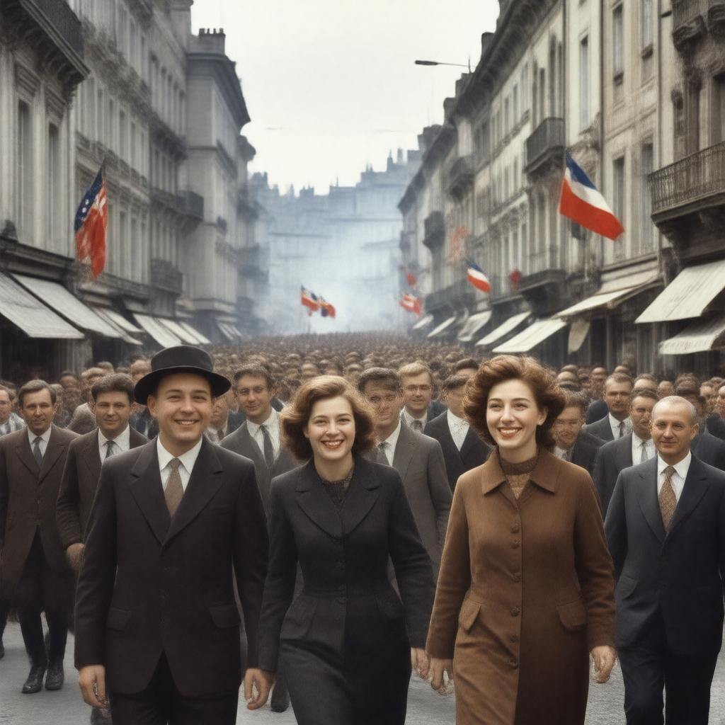 AI-created image of The Marshall Plan