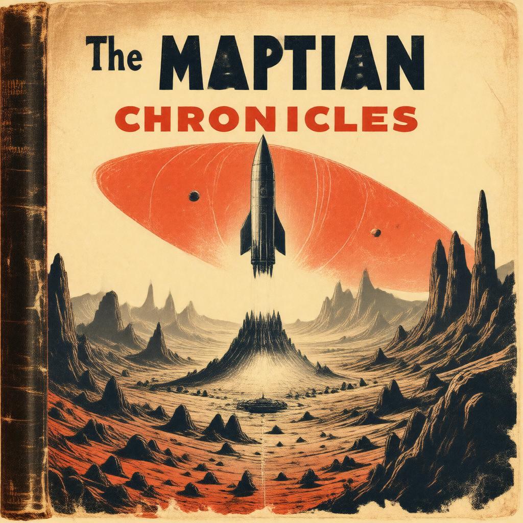 AI-created image of The Martian Chronicles