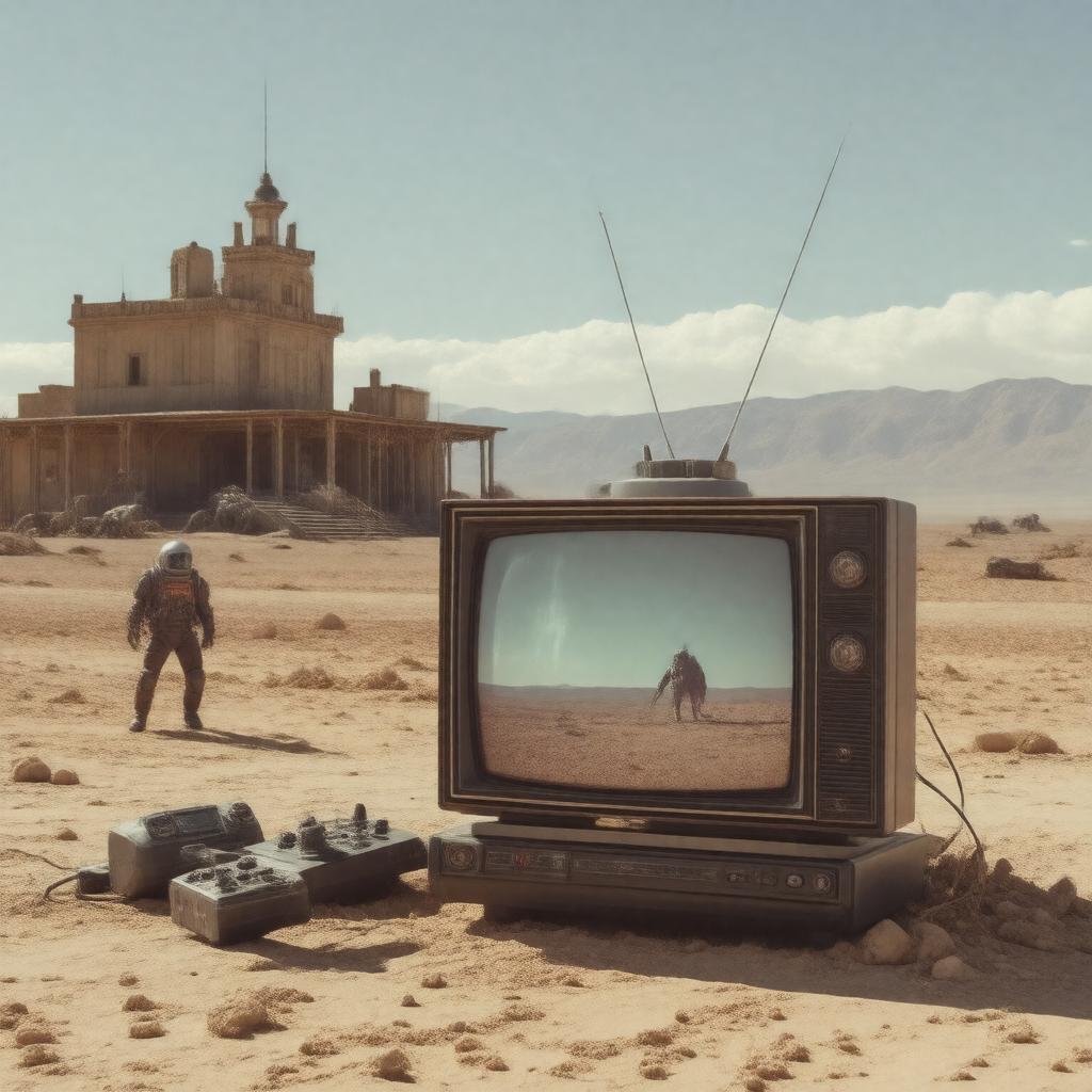 AI-created image of The Martian Chronicles (miniseries)