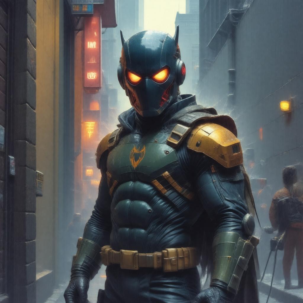 AI-created image of The Masked Marauder