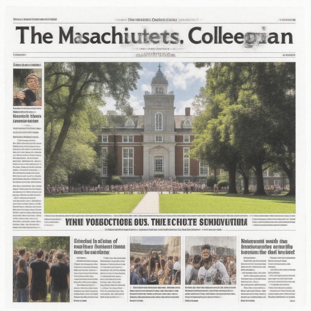 AI-created image of The Massachusetts Daily Collegian