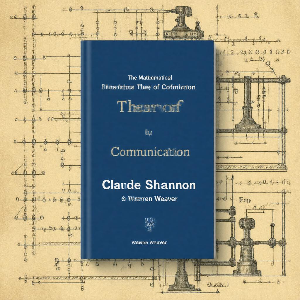 AI-created image of The Mathematical Theory of Communication