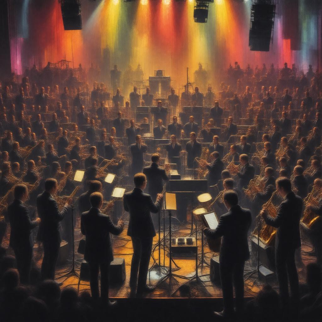 AI-created image of The Matthew Herbert Big Band
