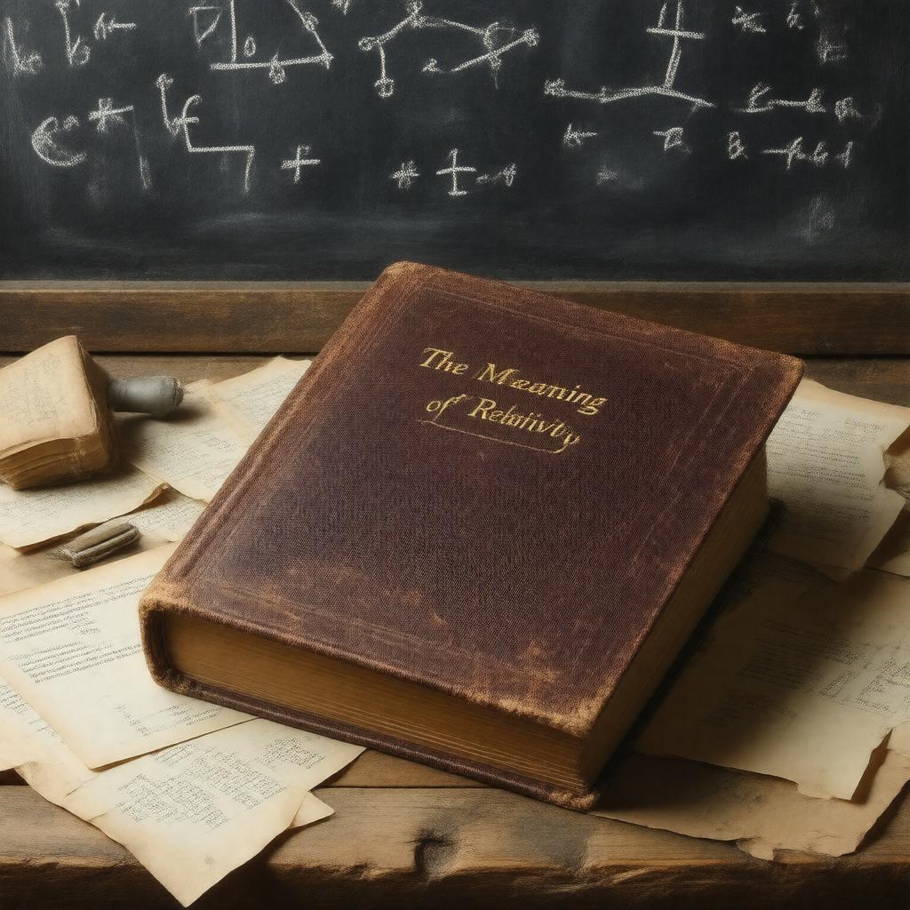 Click to view larger image AI-created image of The Meaning of Relativity