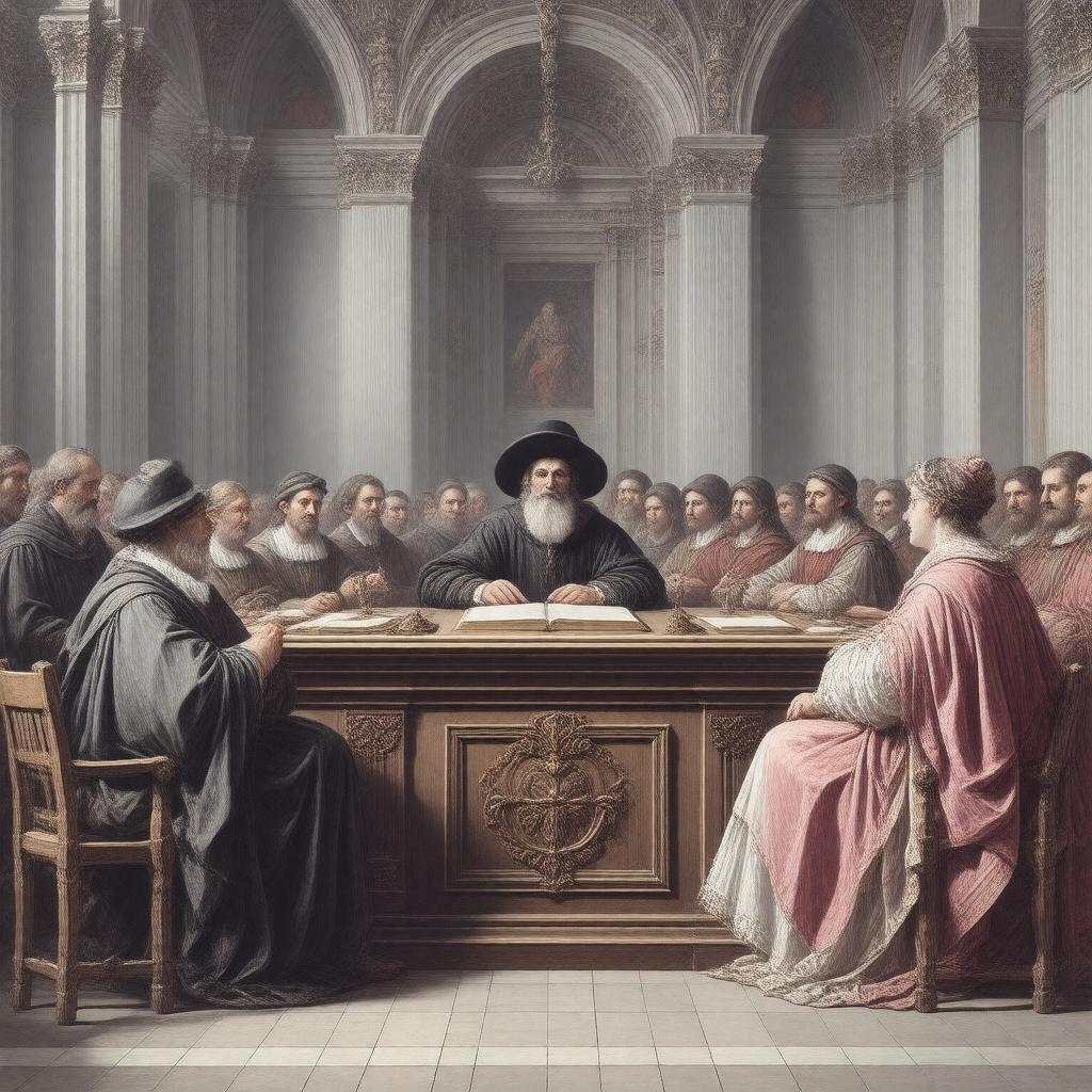 AI-created image of The Merchant of Venice