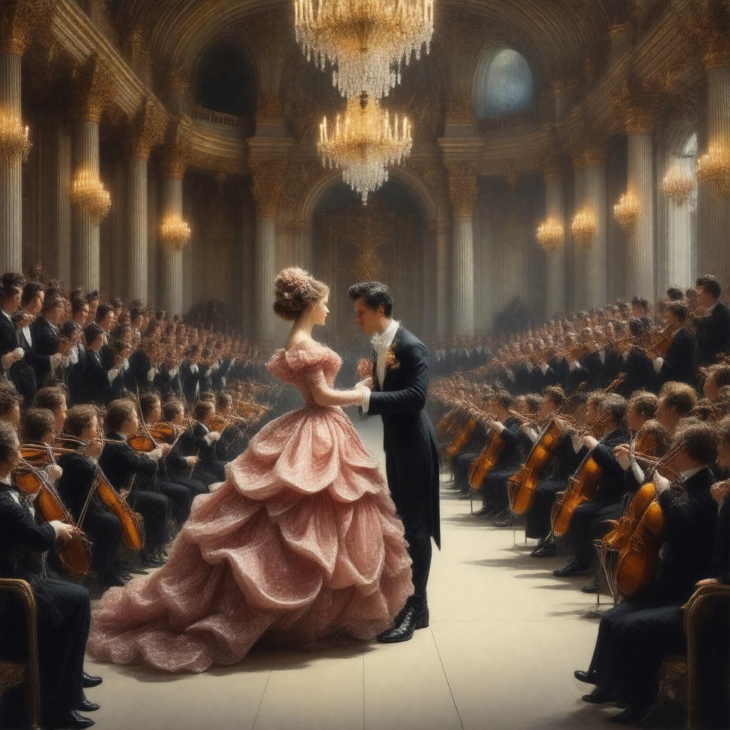 AI-created image of The Merry Widow