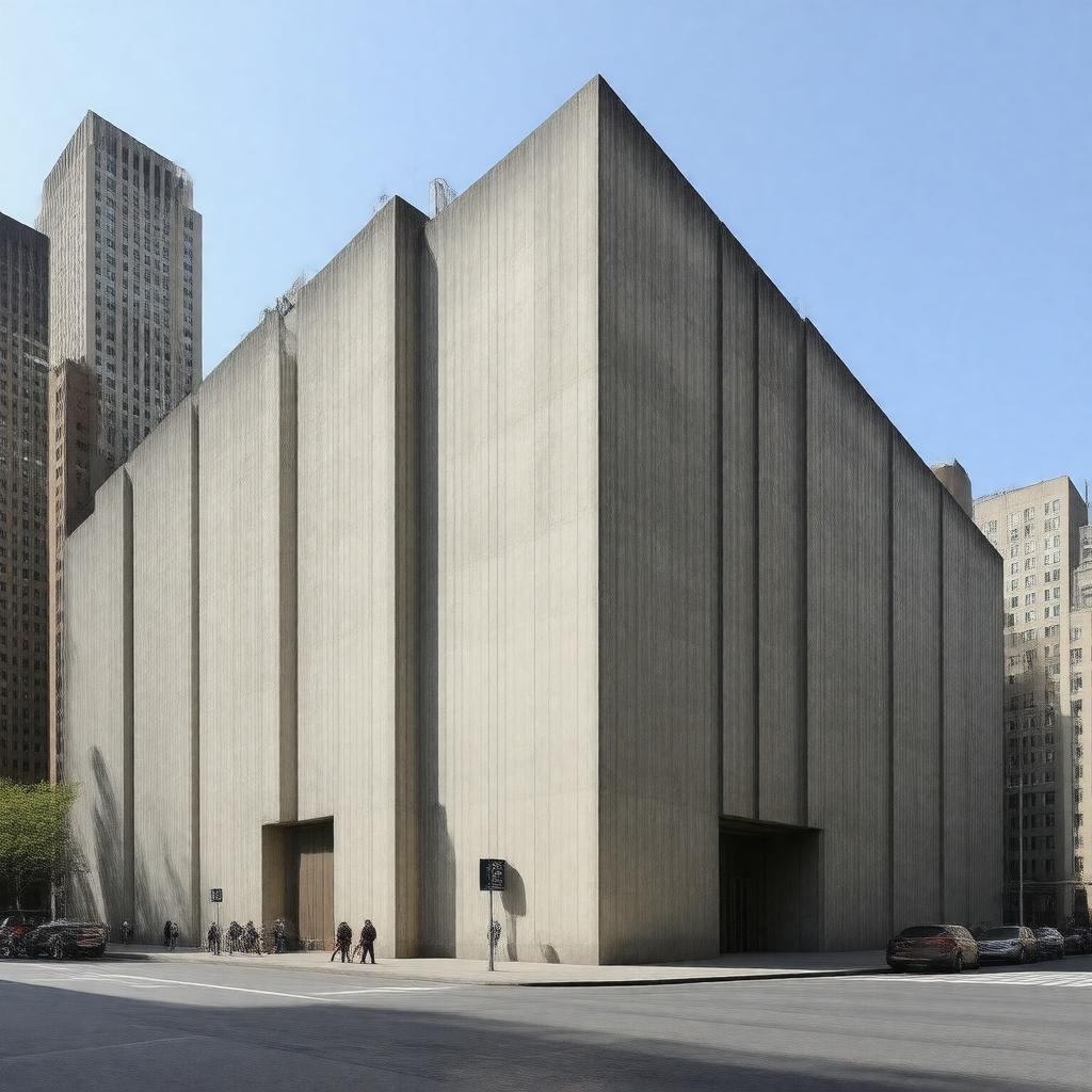 AI-created image of The Met Breuer