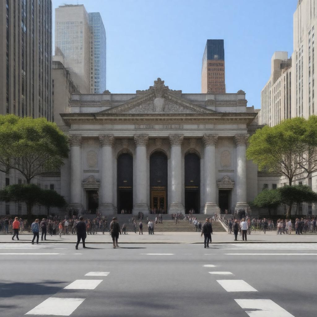 AI-created image of The Metropolitan Museum of Art