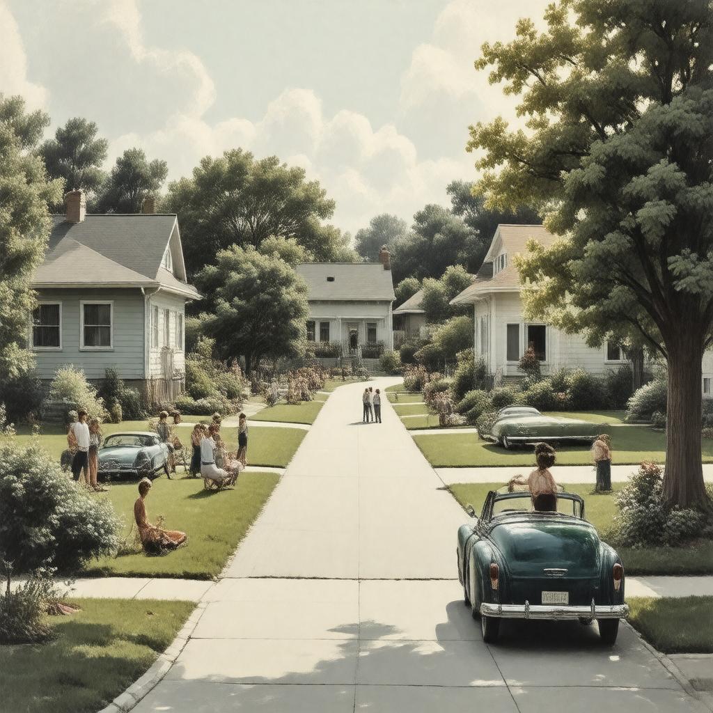 AI-created image of The Middle Americans