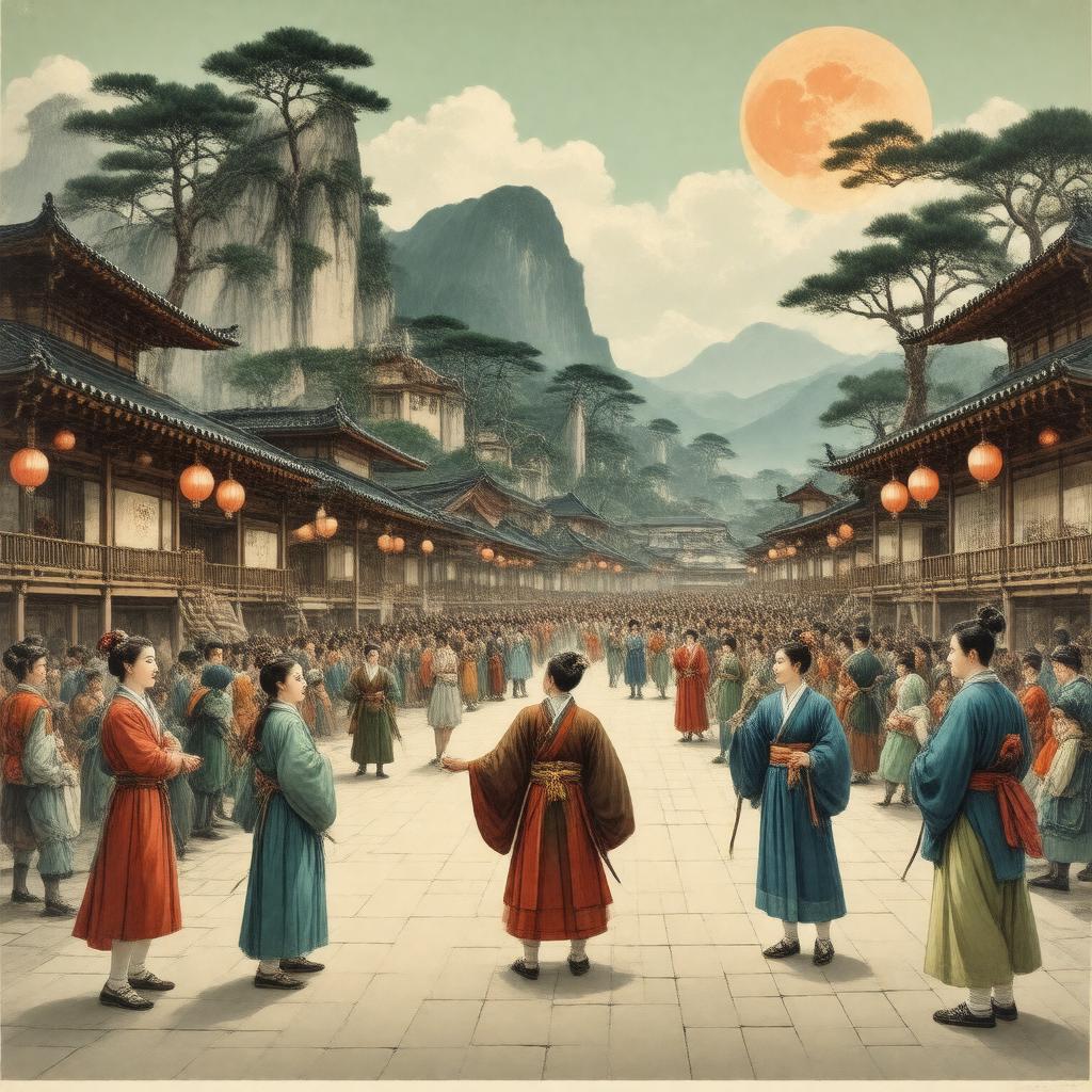 AI-created image of The Mikado