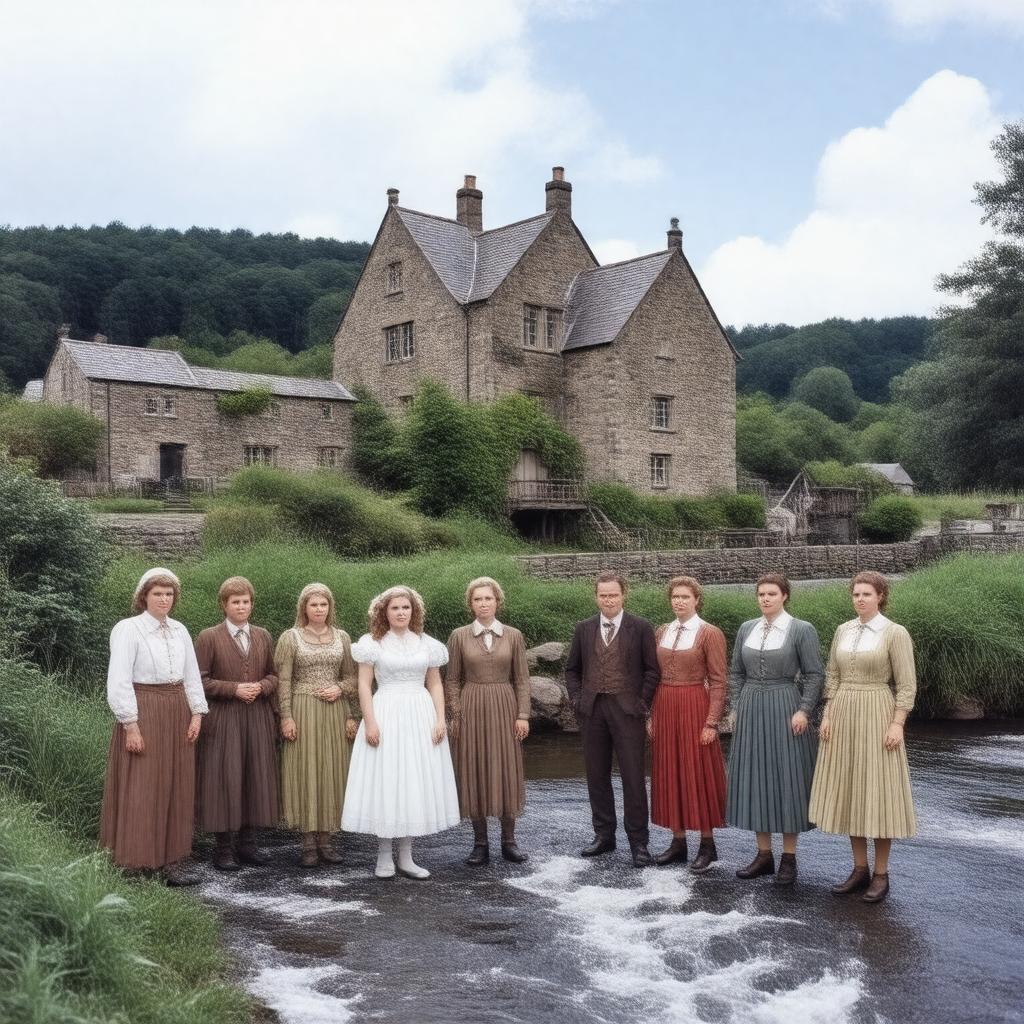 AI-created image of The Mill on the Floss (1978 TV series)