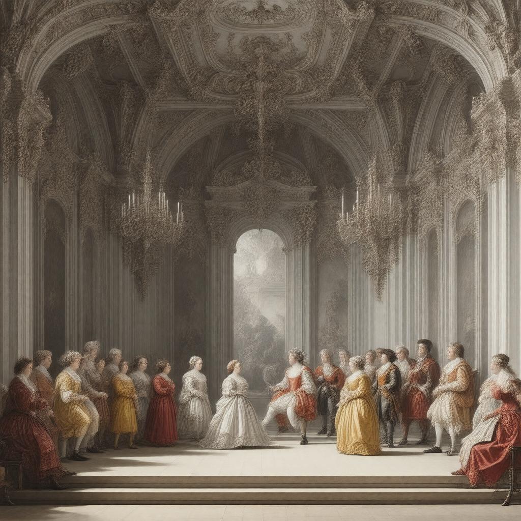 AI-created image of The Misanthrope (stage)