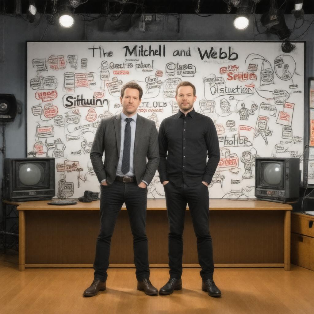 Click to view larger image AI-created image of The Mitchell and Webb Situation