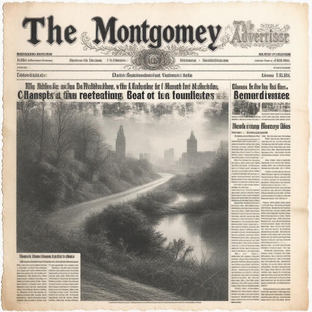 AI-created image of The Montgomery Advertiser