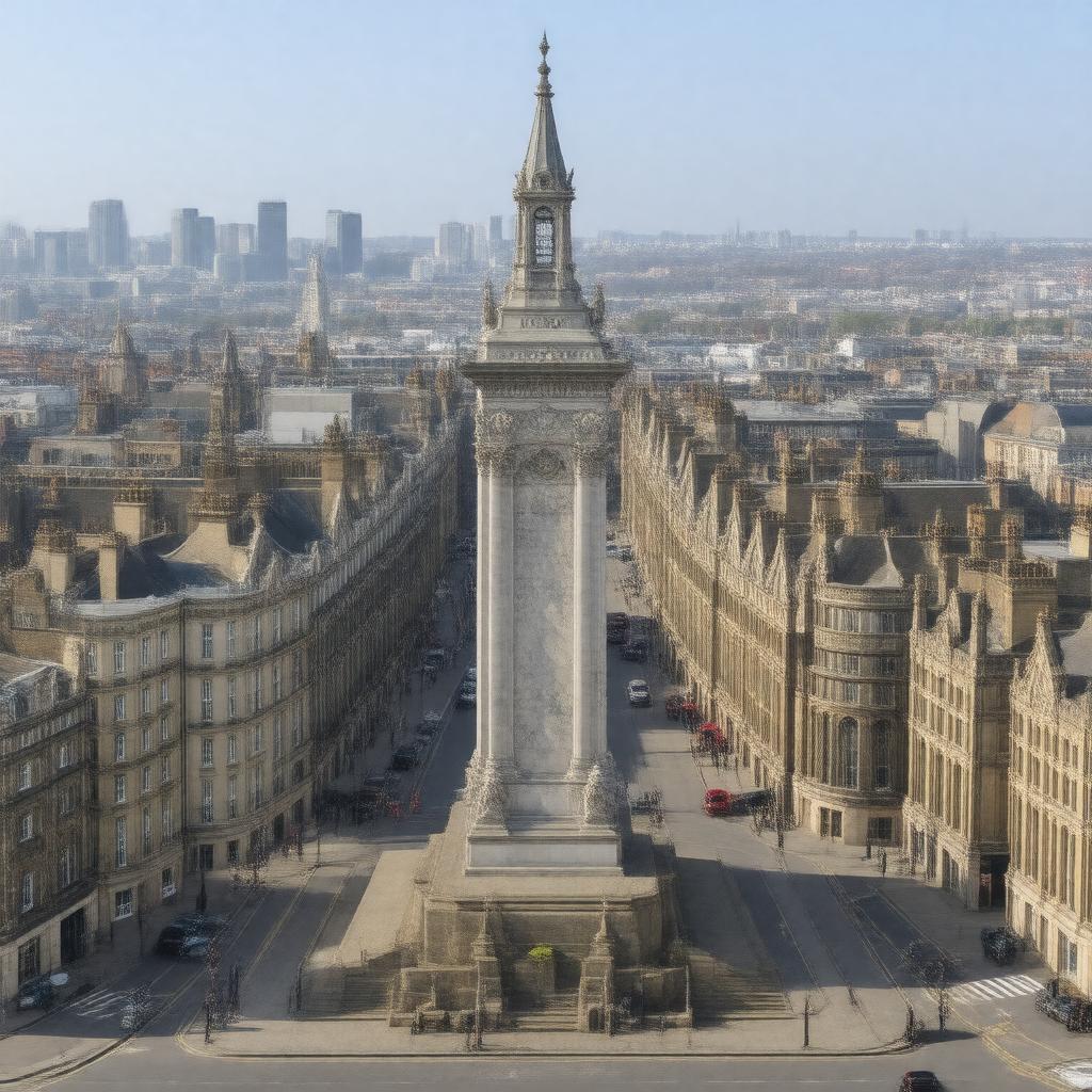 AI-created image of The Monument