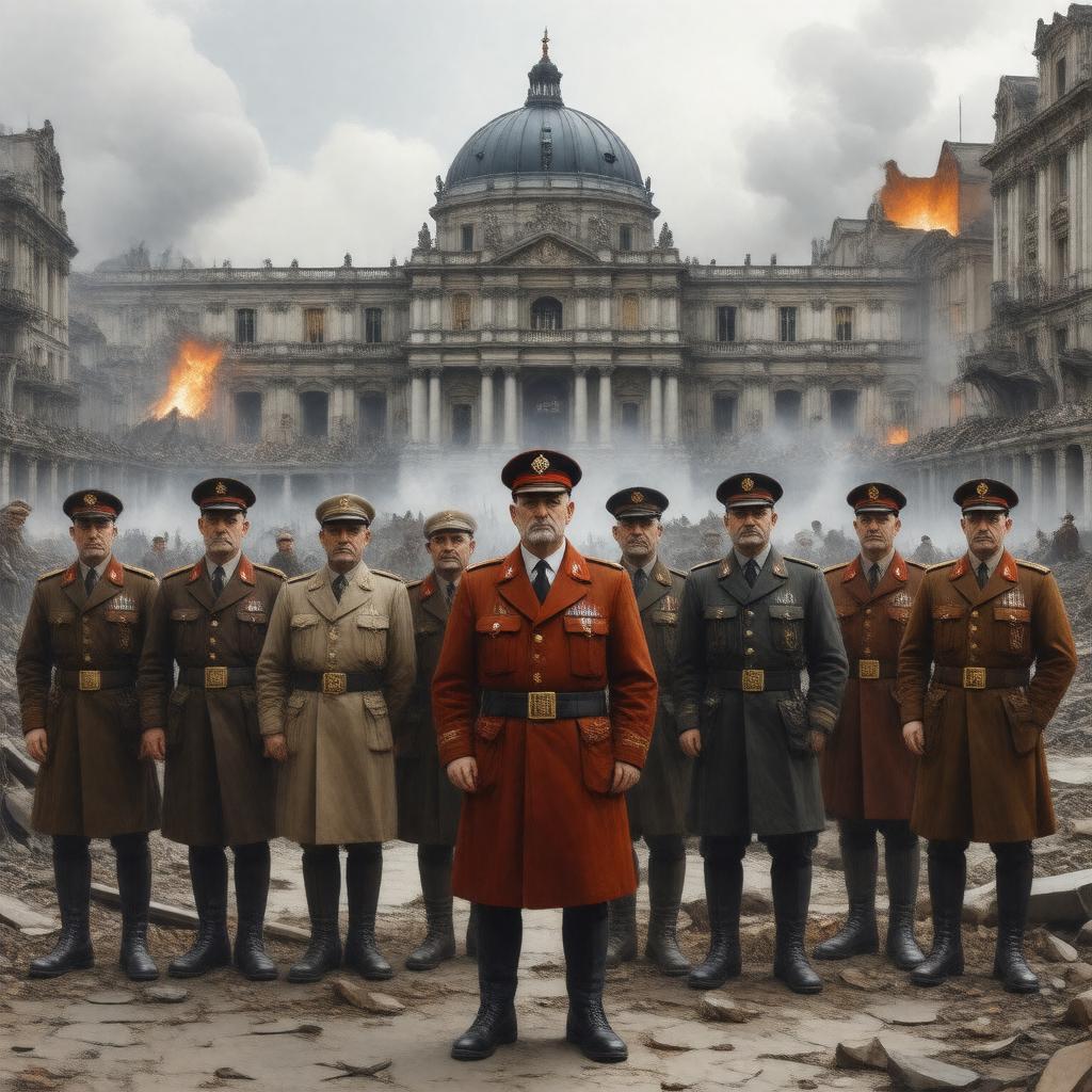 AI-created image of The Monuments Men