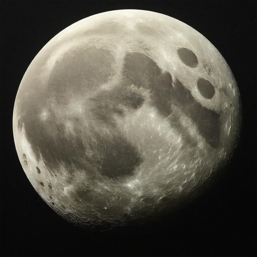 AI-created image of The Moon