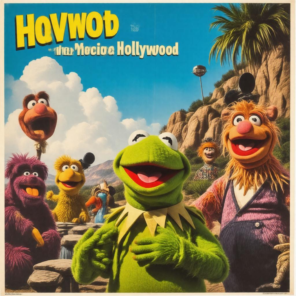 AI-created image of The Muppet Movie