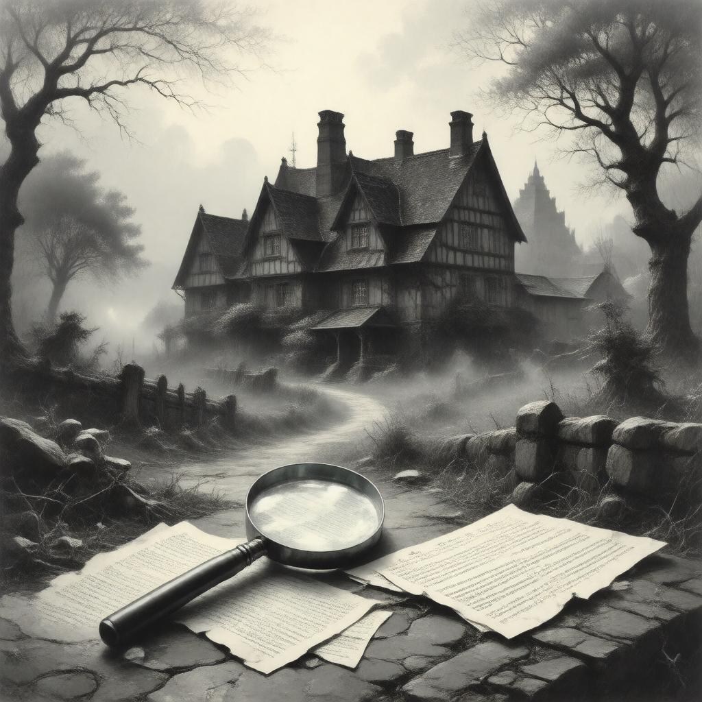 Click to view larger image AI-created image of The Murder of Roger Ackroyd