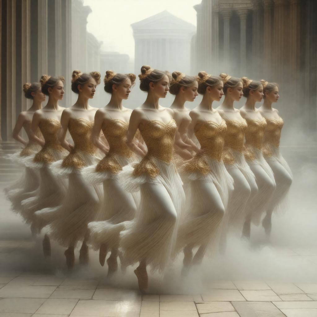AI-created image of The Muses (ballet)