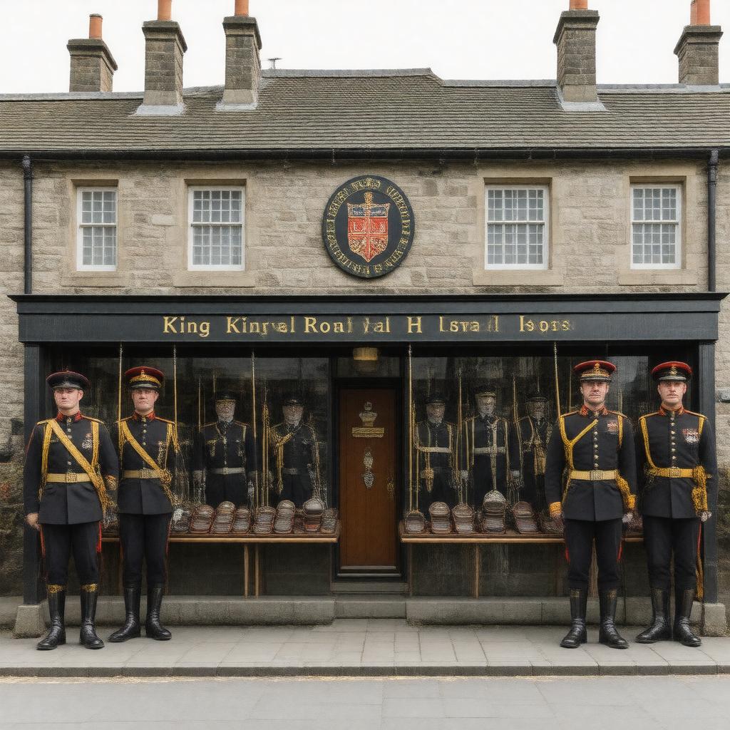 Click to view larger image AI-created image of The Museum of the King's Royal Hussars