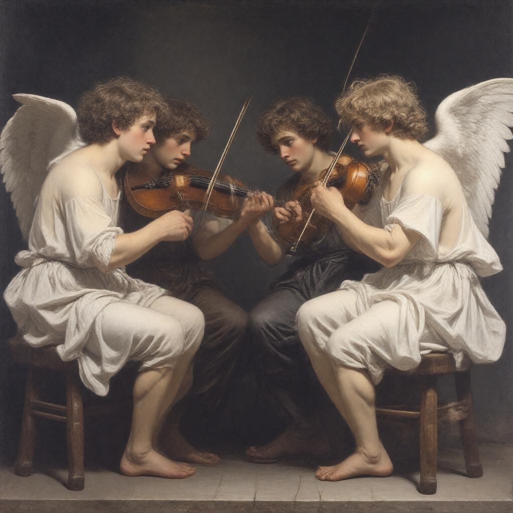 Click to view larger image AI-created image of The Musicians