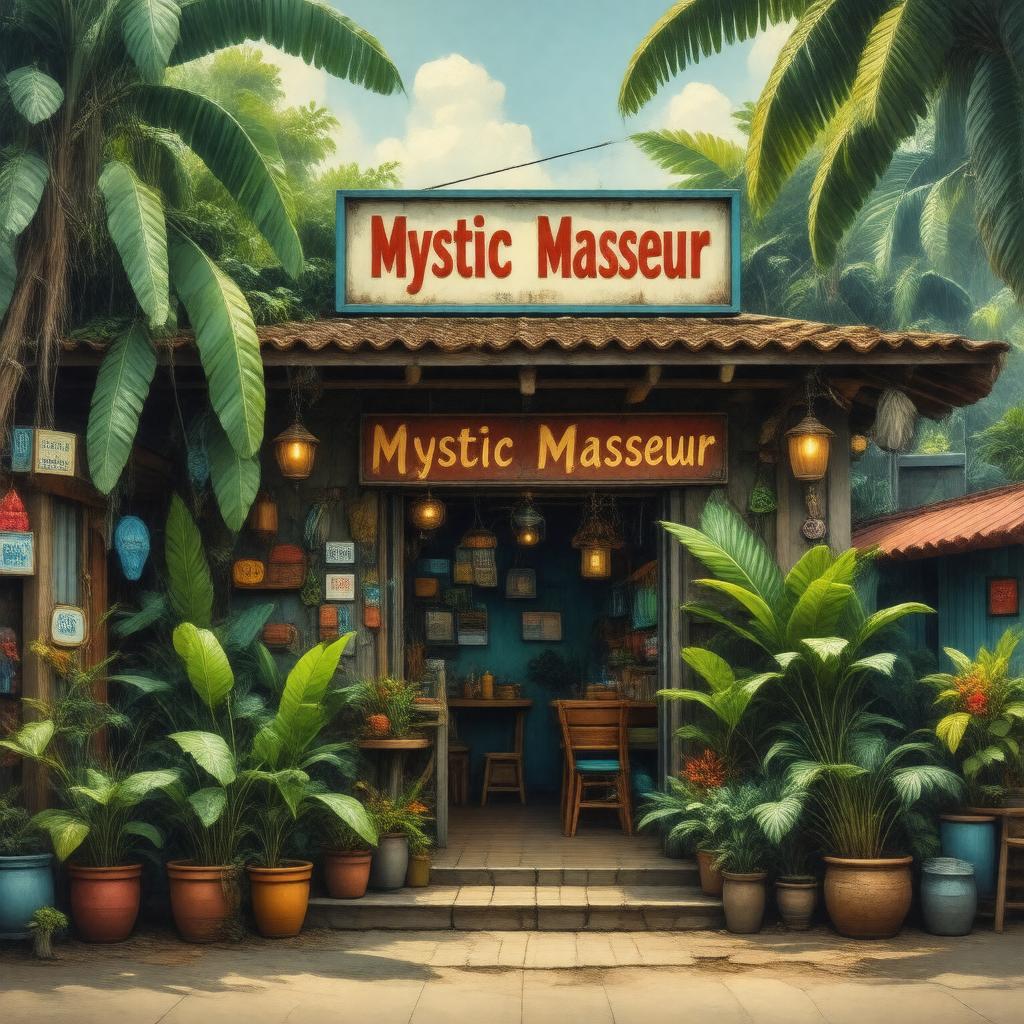 AI-created image of The Mystic Masseur