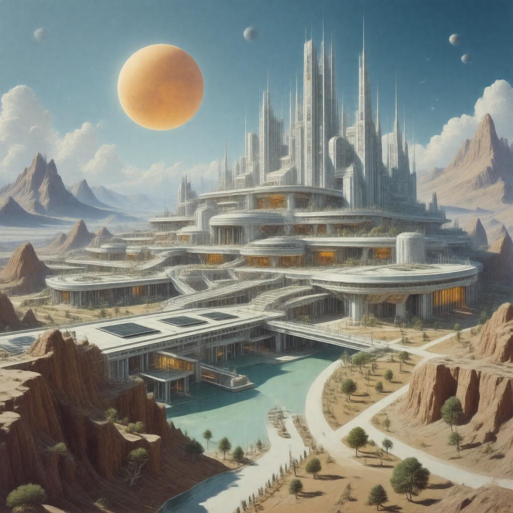 AI-created image of The Naked Sun