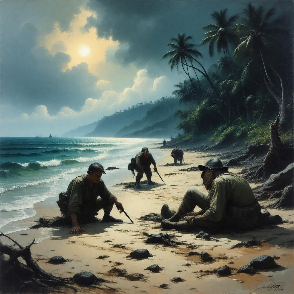 Click to view larger image AI-created image of The Naked and the Dead