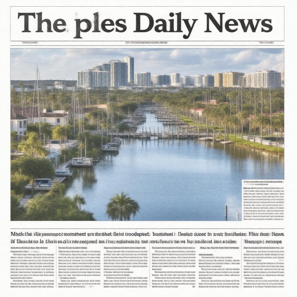 AI-created image of The Naples Daily News