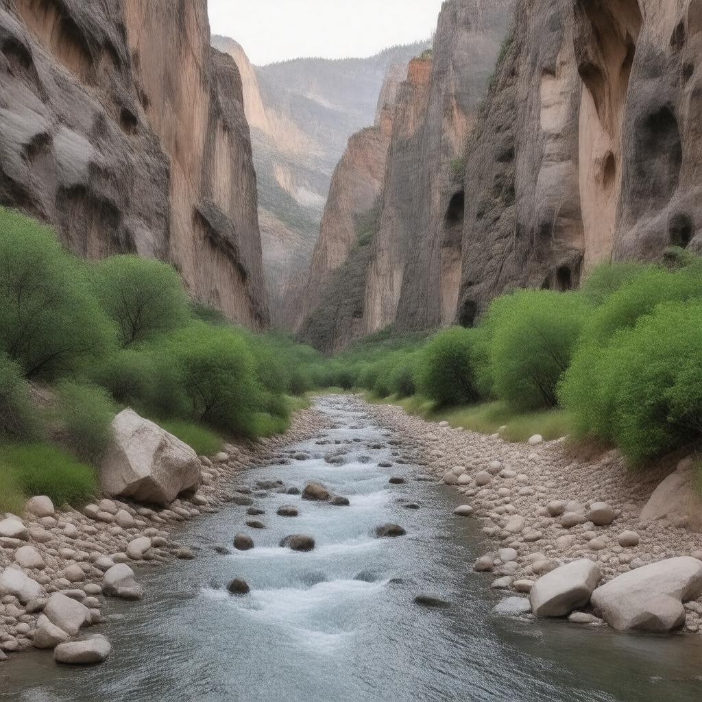 AI-created image of The Narrows