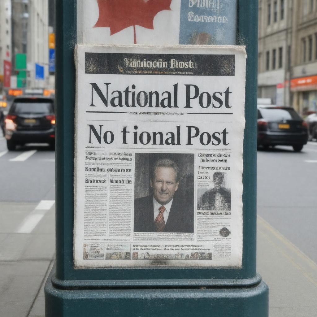 AI-created image of The National Post