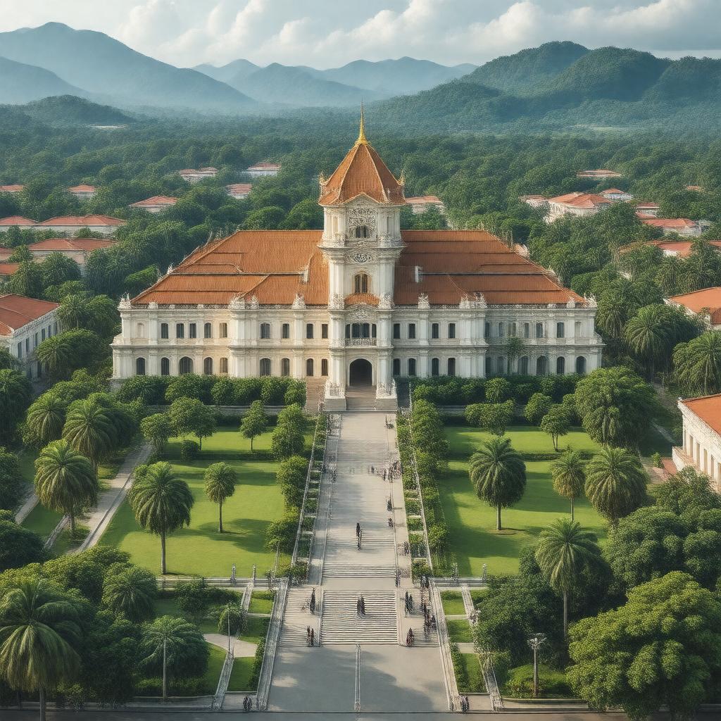 Click to view larger image AI-created image of The Nation's University
