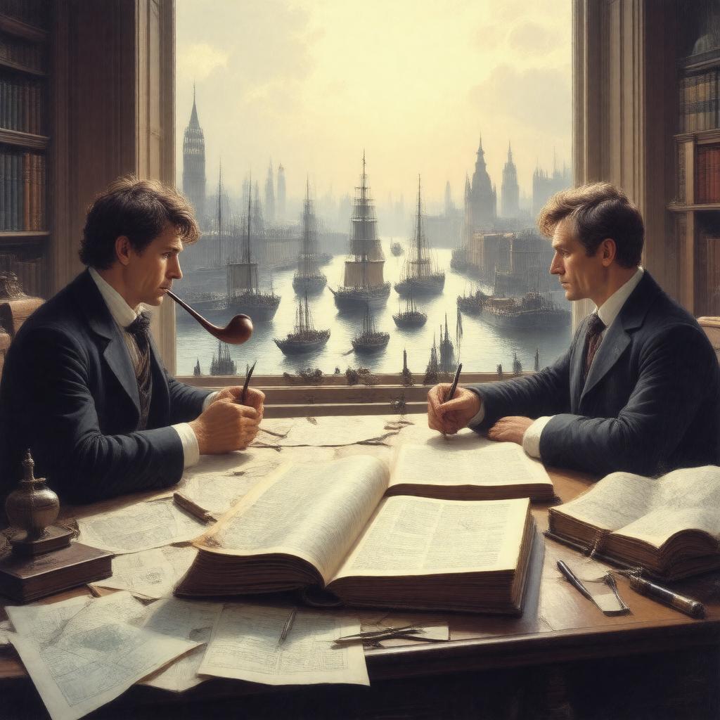 AI-created image of The Naval Treaty