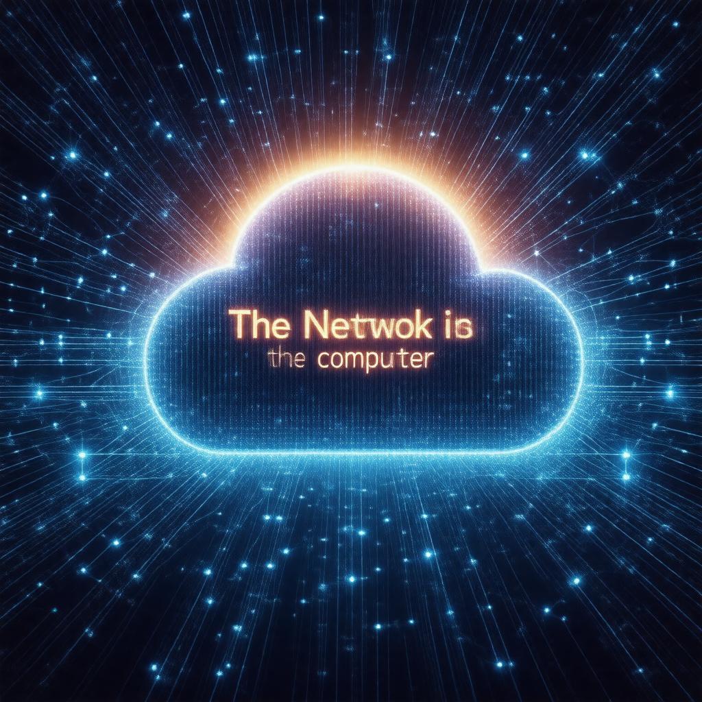 Click to view larger image AI-created image of The Network is the Computer