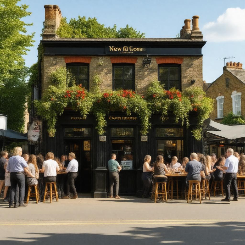 AI-created image of The New Cross House (pub)