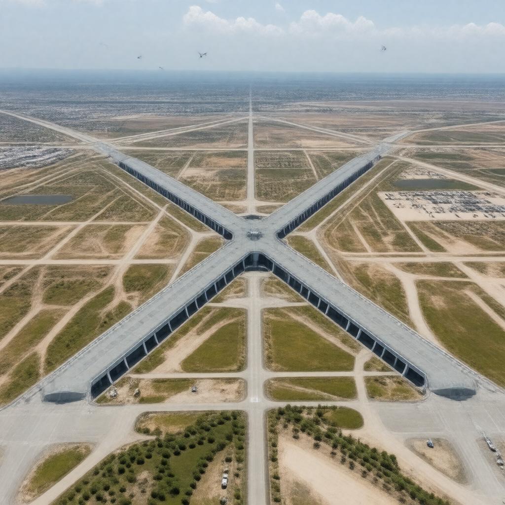 AI-created image of The New International Airport Mexico City