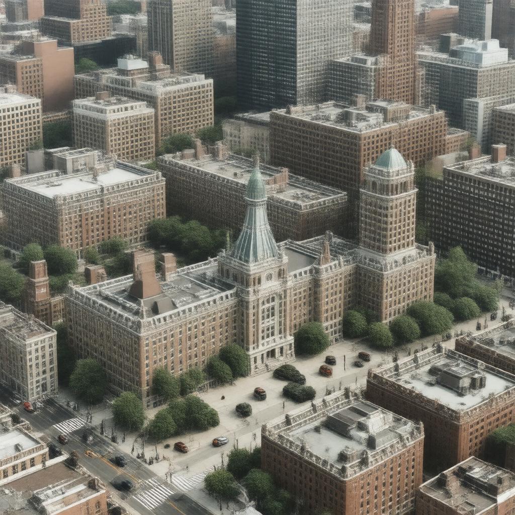 AI-created image of The New School