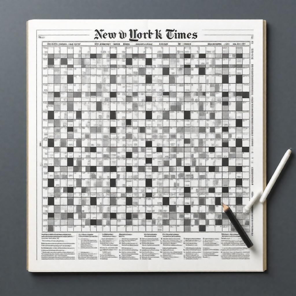 AI-created image of The New York Times Crossword