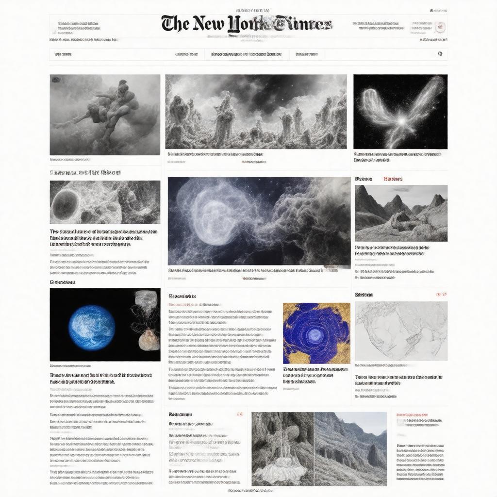 Click to view larger image AI-created image of The New York Times Science