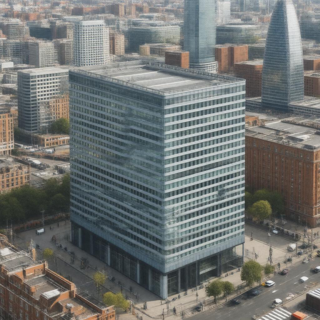 AI-created image of The News Building