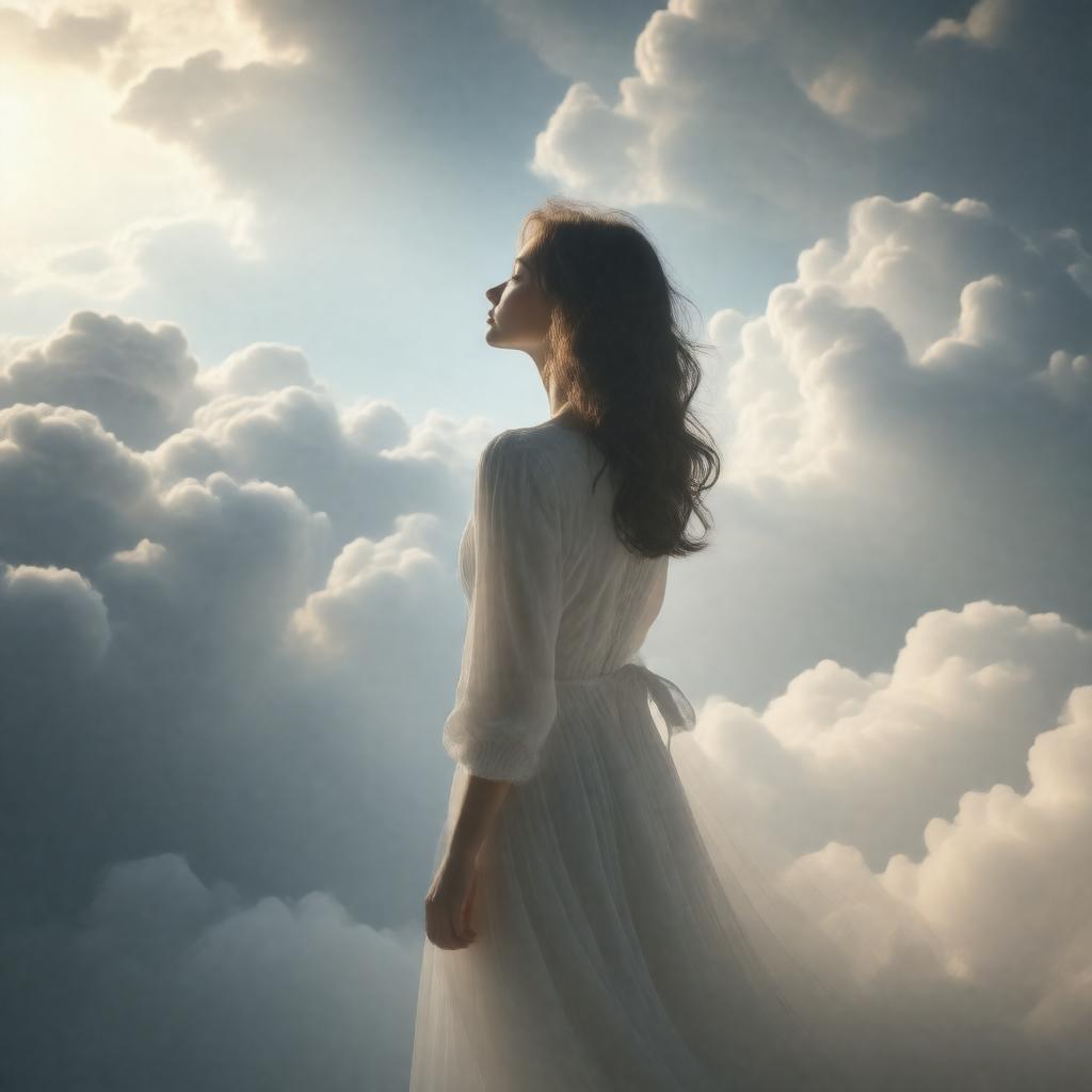 AI-created image of The Next Person You Meet in Heaven