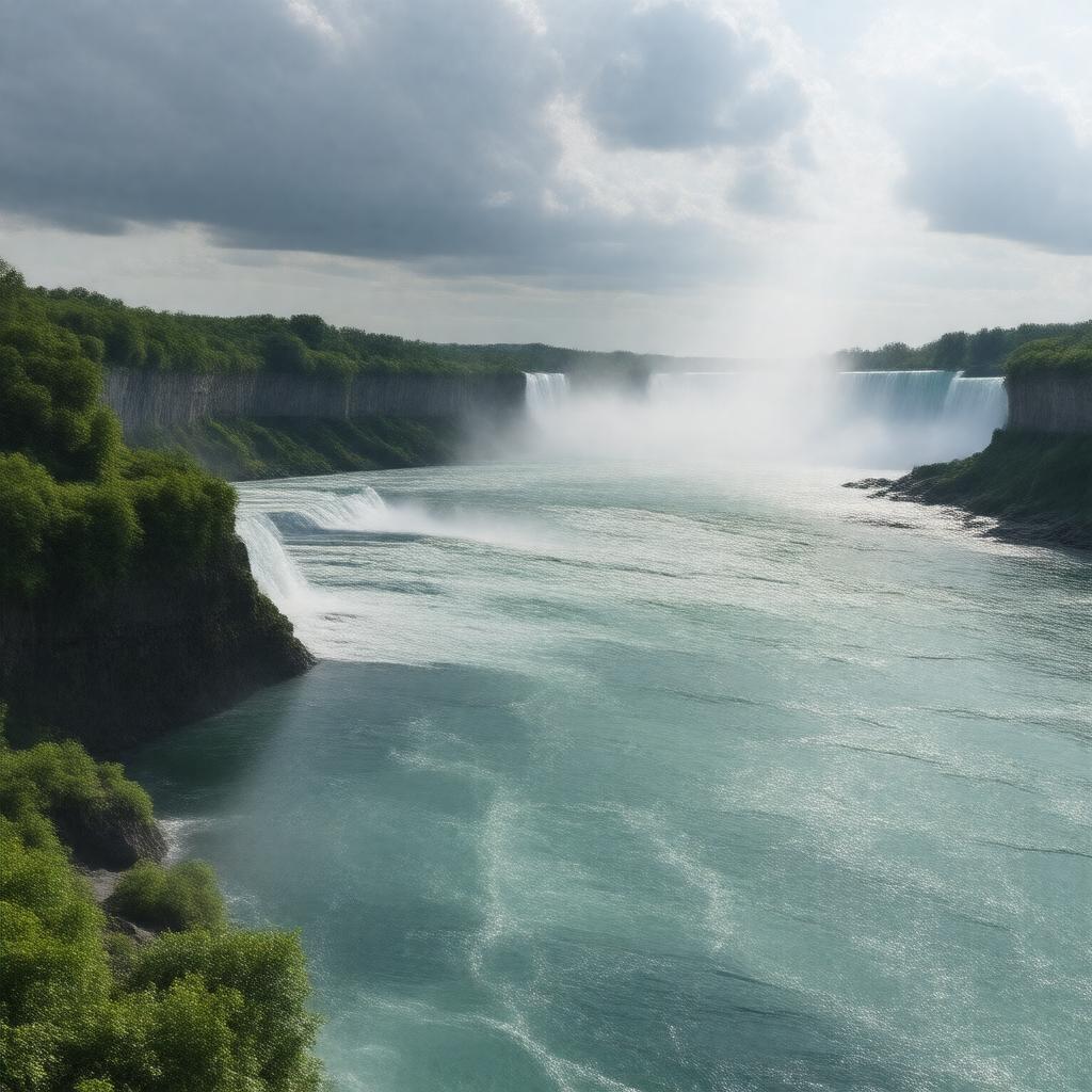 AI-created image of The Niagara River