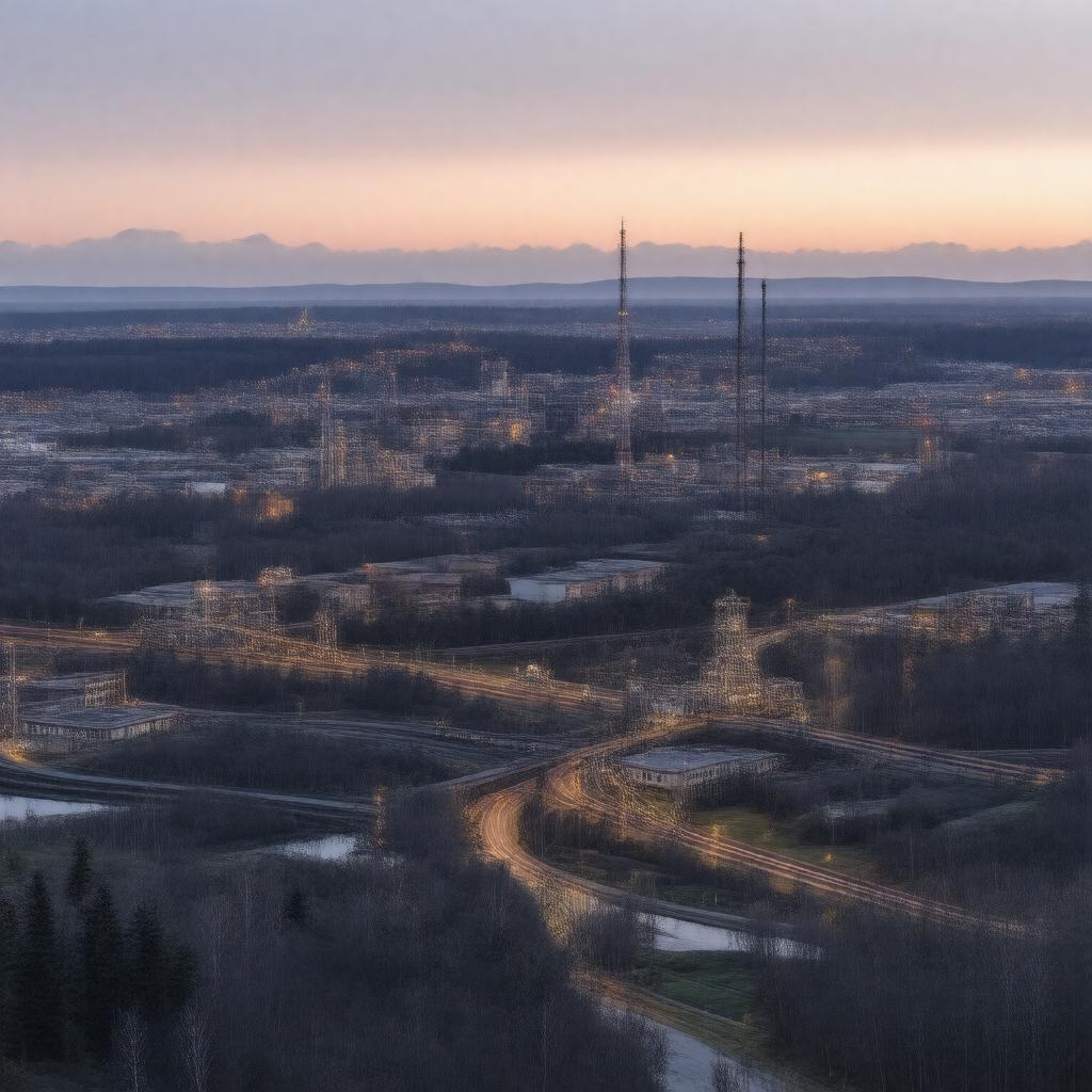 AI-created image of The Nickel City