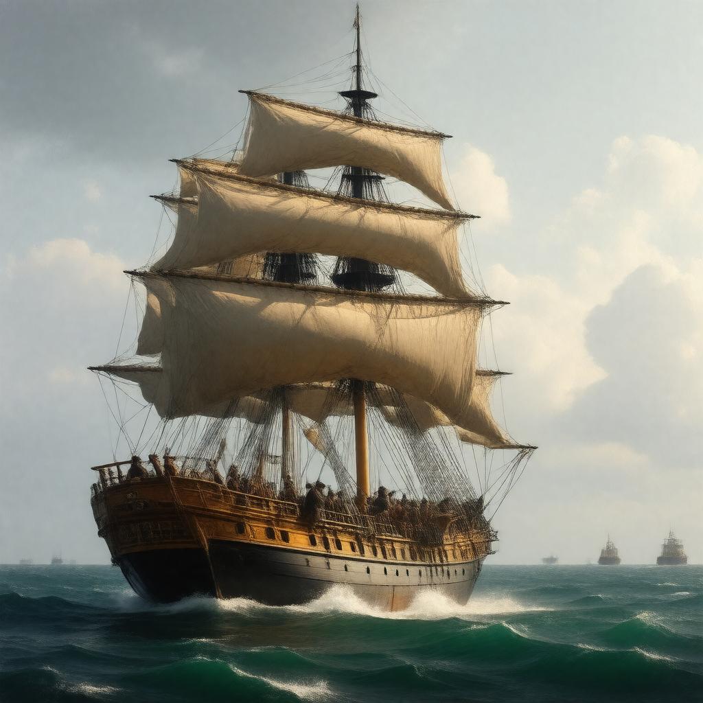 Click to view larger image AI-created image of The Nigger of the 'Narcissus'