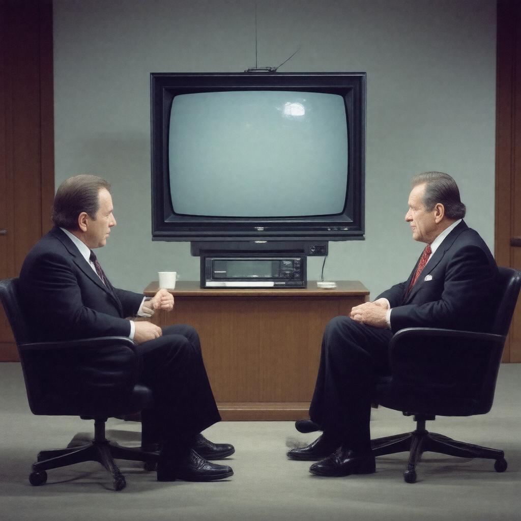 Click to view larger image AI-created image of The Nixon Interviews
