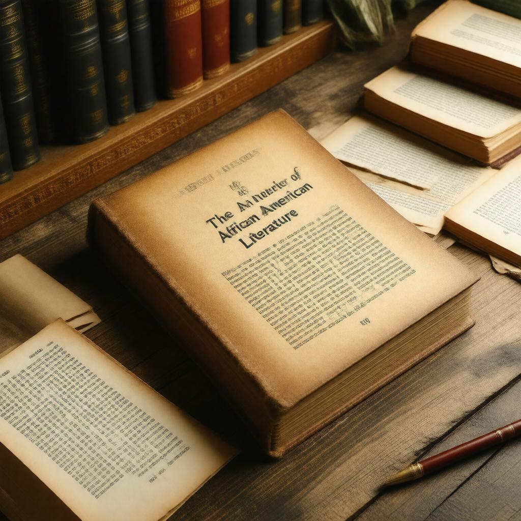 AI-created image of The Norton Anthology of African American Literature