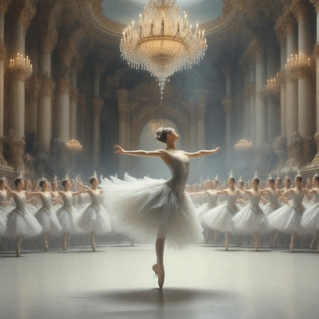 AI-created image of The Nymph (ballet)